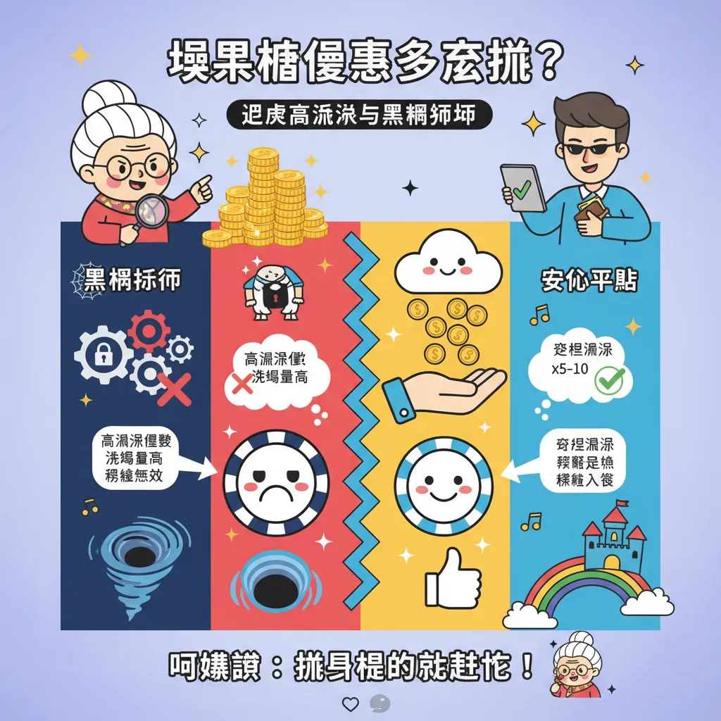 娛樂城優惠怎麼挑？避開高流水與黑網陷阱