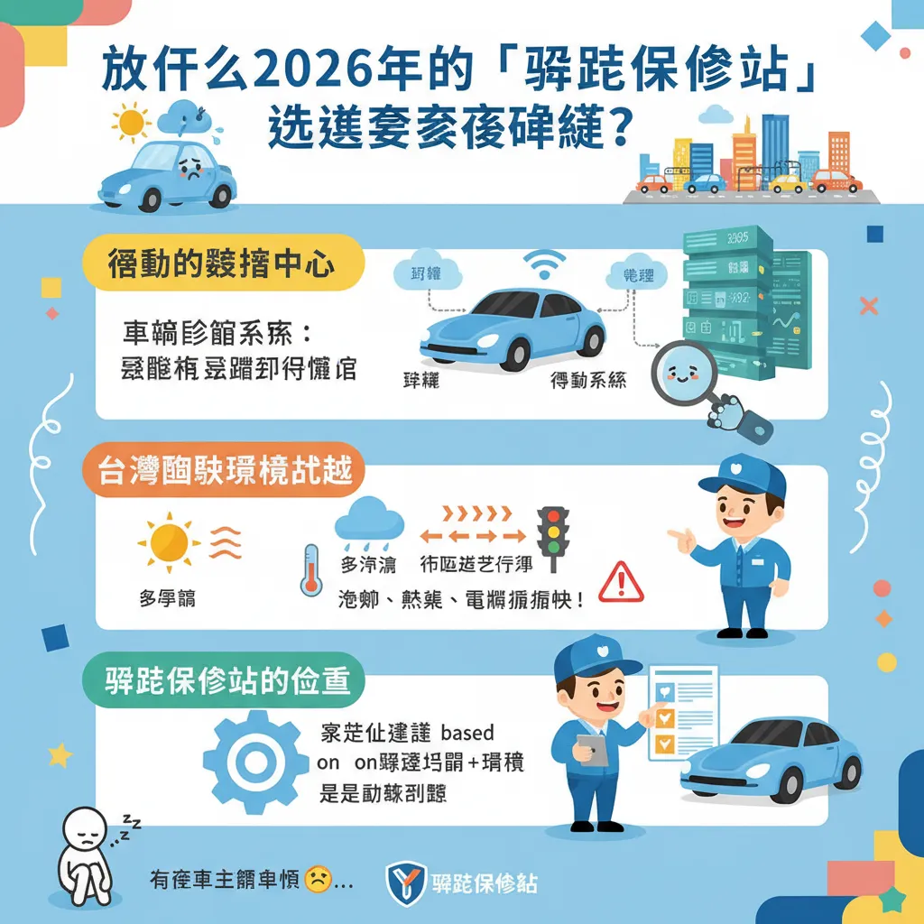 為什麼2026年的「馭馳保修站」選擇這麼關鍵？